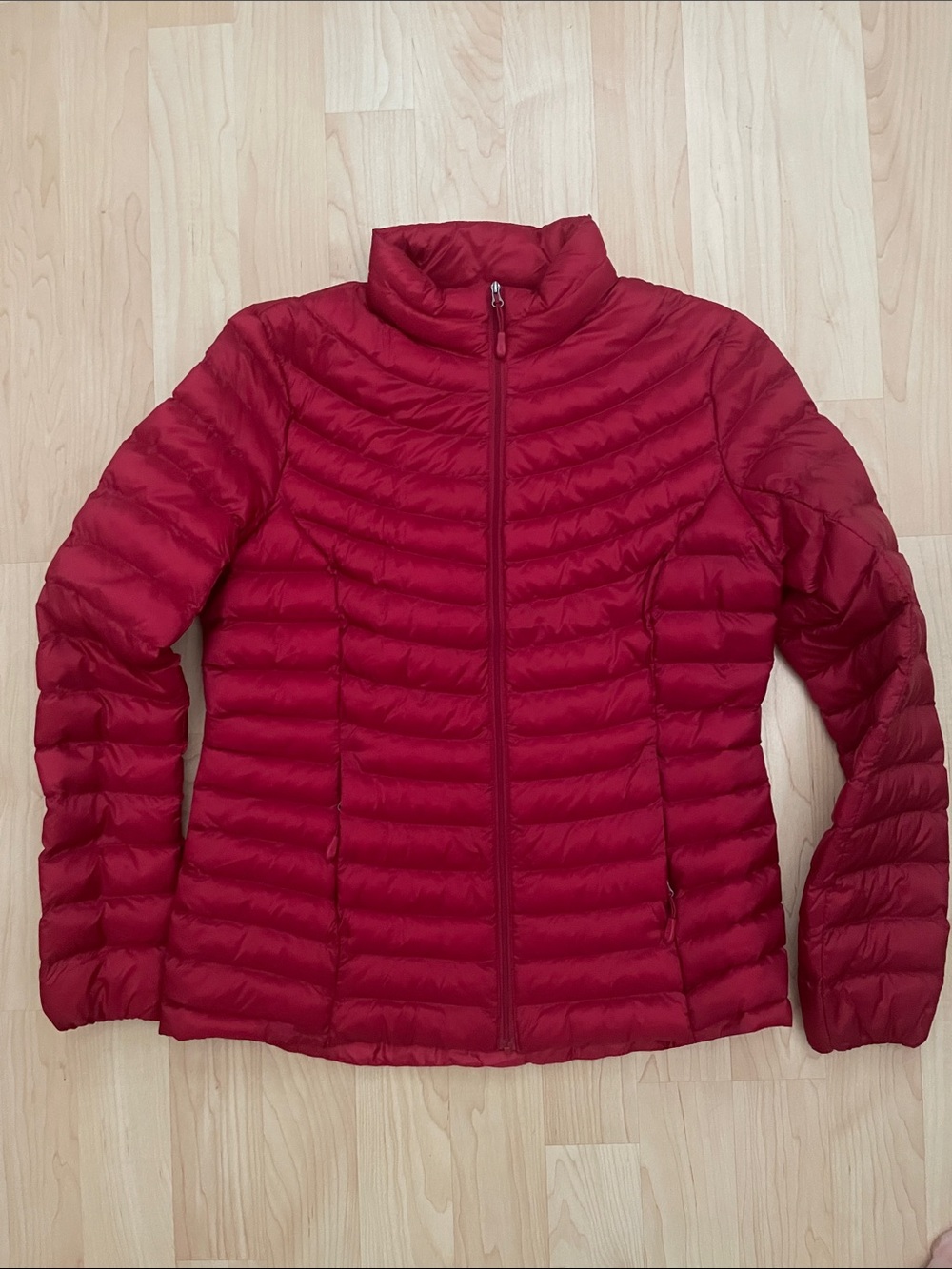 32 Degree Lightweight Red Packable Puffer Jacket - Women Size M NWOT